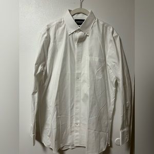 Bonobos Men’s standard fit, size 15.5/33, color white, button-down collar.